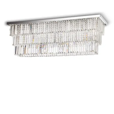 Хрустальная люстра Ideal Lux Martinez pl8 166285 Хрустальная люстра Ideal Lux Martinez pl8 166285